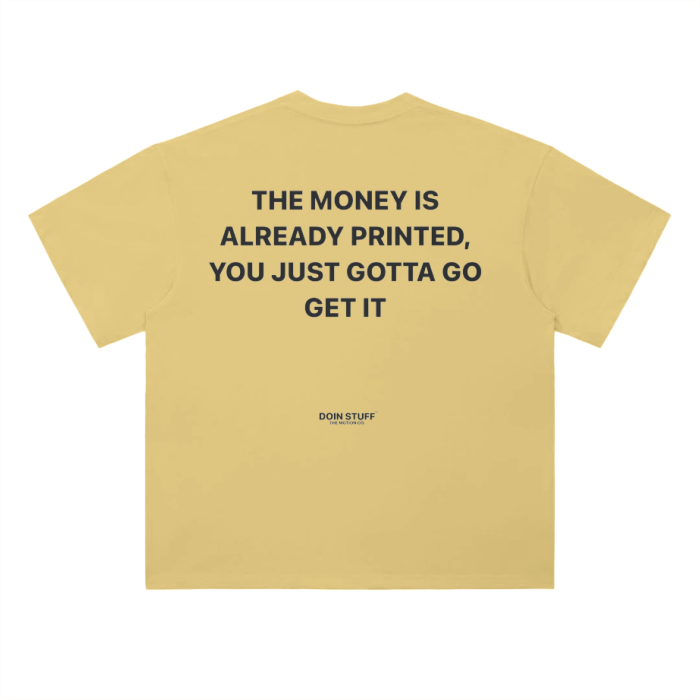 DOINSTUFF,DOIN STUFF T SHIRT,DROP SHOULDER,T